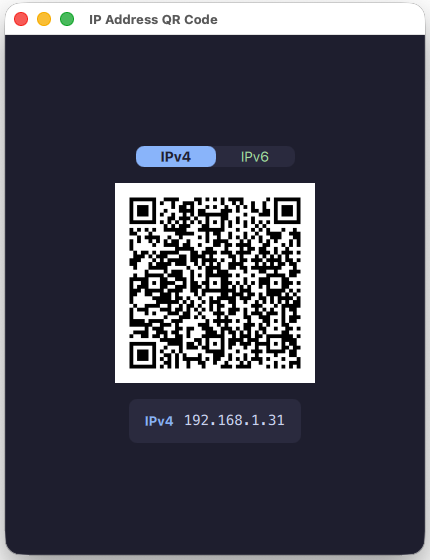 PC IP 地址工具截图